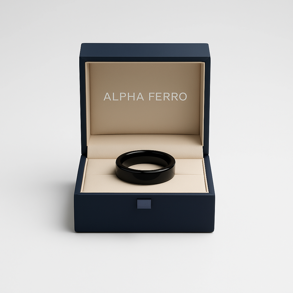 ALPHA FERRO HEMATITE RING