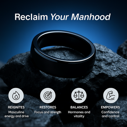 ALPHA FERRO HEMATITE RING